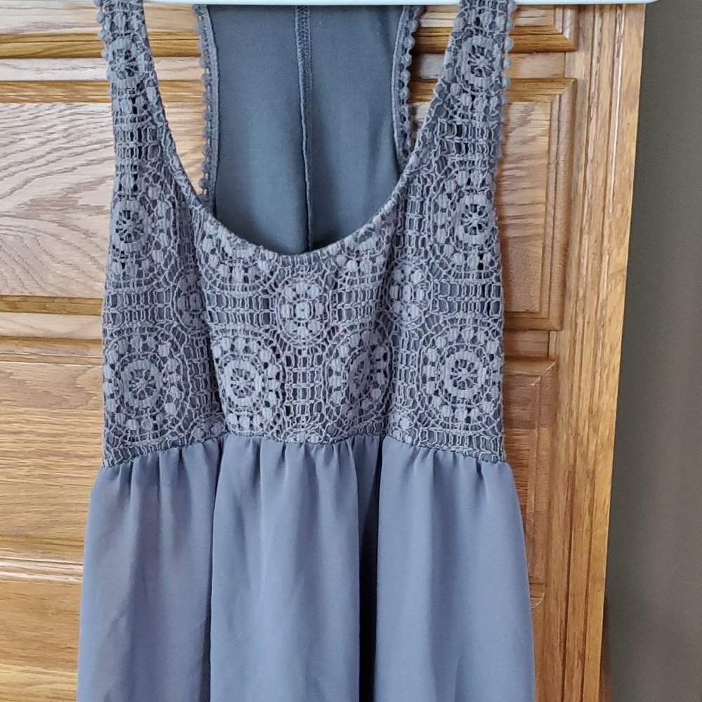 Anthropologie - Gray Swing Tank Top - XS